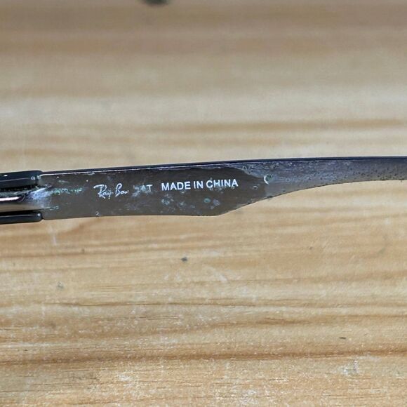 Ray-Ban RB 6155 2553 Eyeglasses Silver/Black Full Rim Matel Frame Only 53-17 140 - Picture 6 of 11